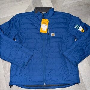 Carhartt Men's Royal Blue Quilted Puffer Jacket